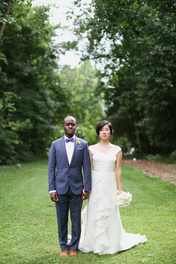 Bride and groom portrait
