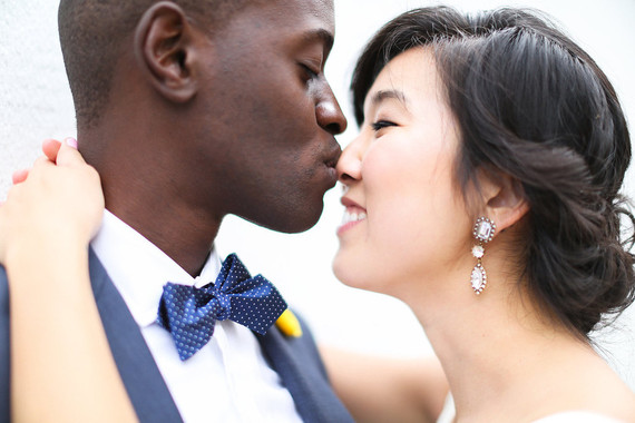 Bride and groom portrait