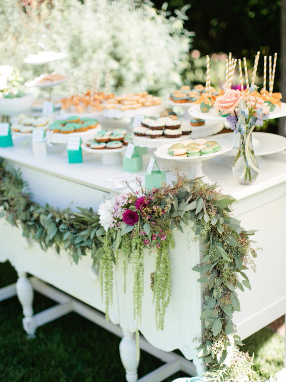 Breakfast bar for Baby Shower Inspiration