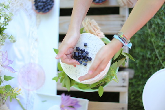 blueberry cake Inspiration