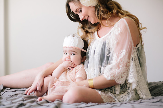 mother daughter maternity photos by Heather Kincaid