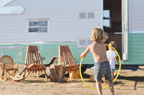 camping at The Holidays in San Clemente