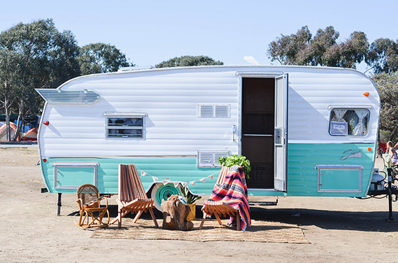 Vintage shasta trailer for rent