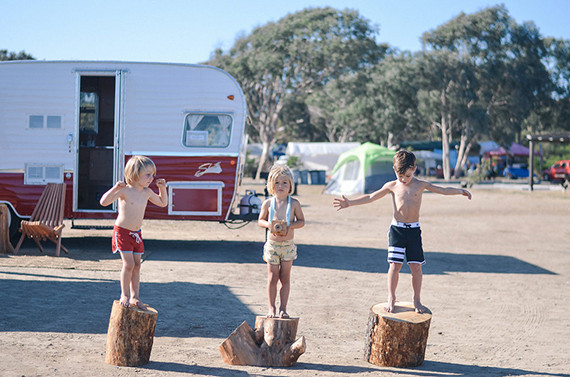 camping at The Holidays in San Clemente