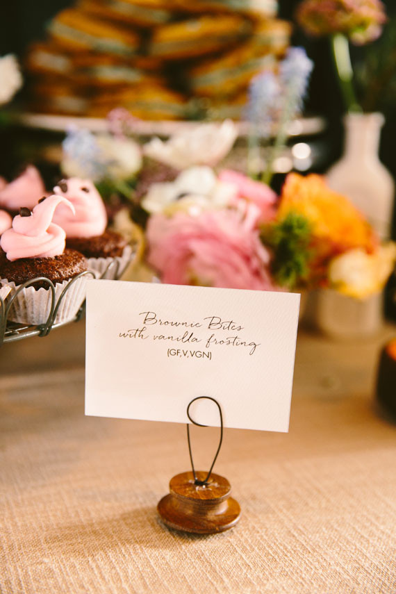 Brownie bites display