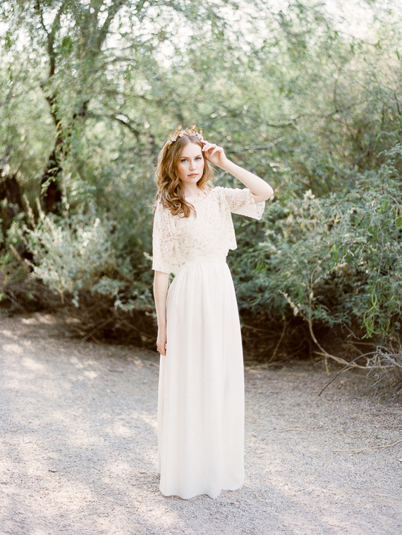 White wedding dress
