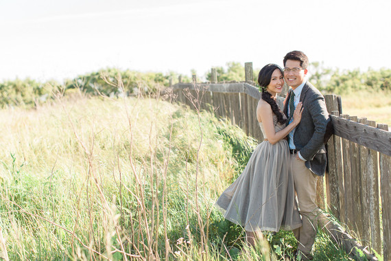 Vintage Santa Cruz engagement portrait