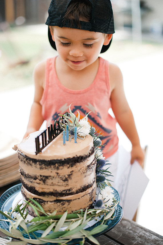 chocolate semi naked cake Inspiration