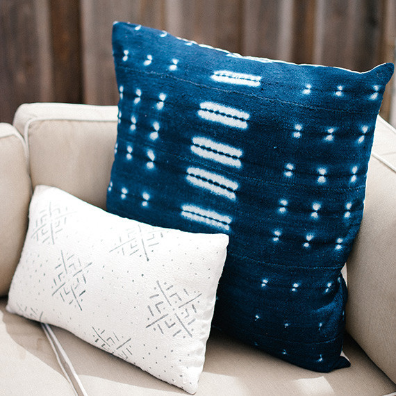 indigo pillows