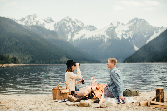 Vancouver lake engagement inspiration