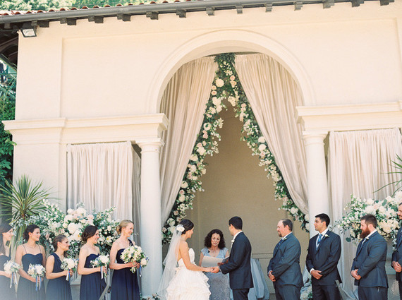 Romantic, Italian inspired wedding ceremony