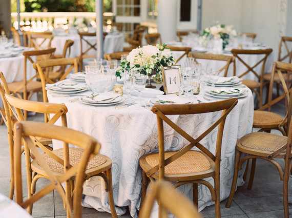 Romantic Italian inspired wedding tablescape