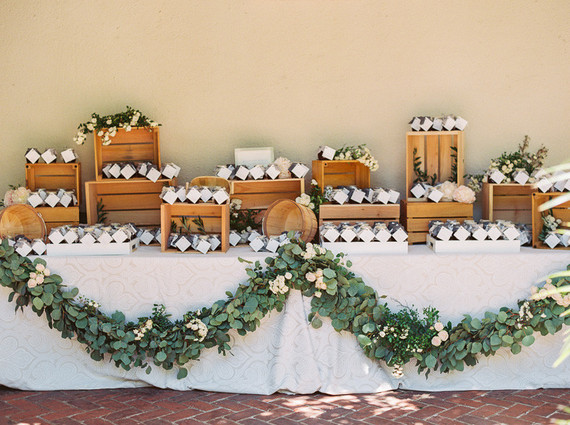 Escort card table