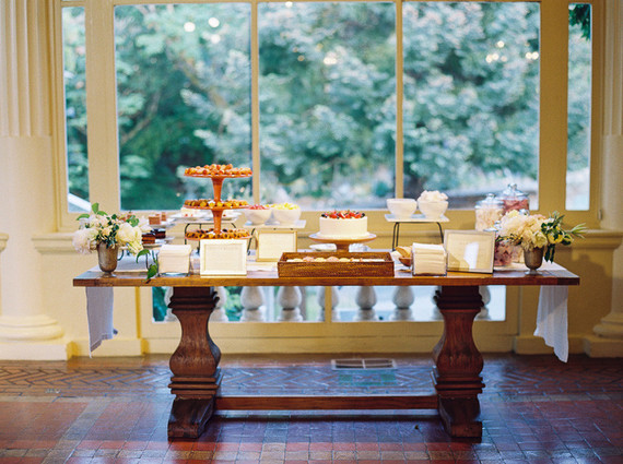 Wedding dessert table