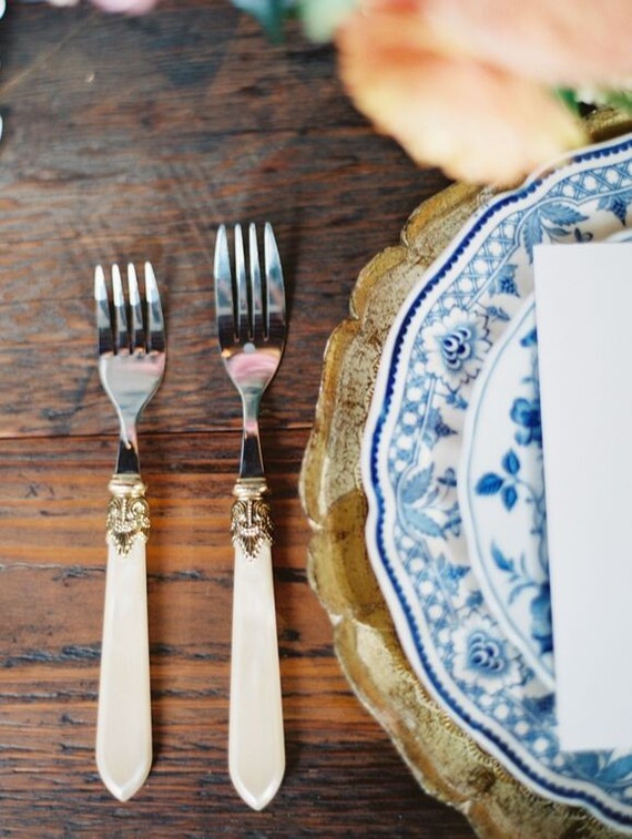 Vintage Spanish inspired place setting