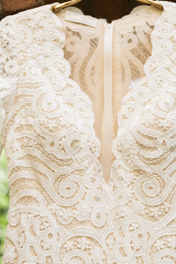 Julie Vino lace wedding dress