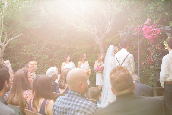 Wedding ceremony portrait