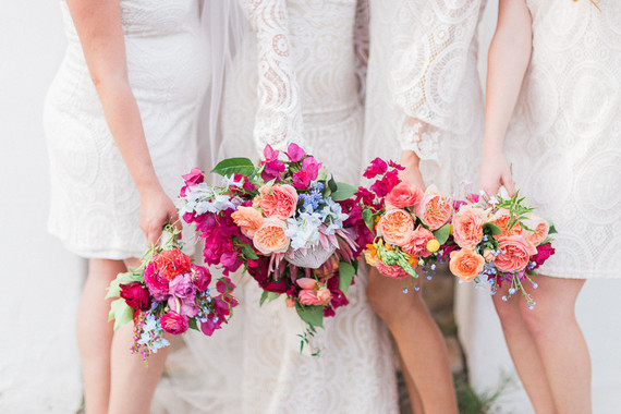 Spring wedding bouquets