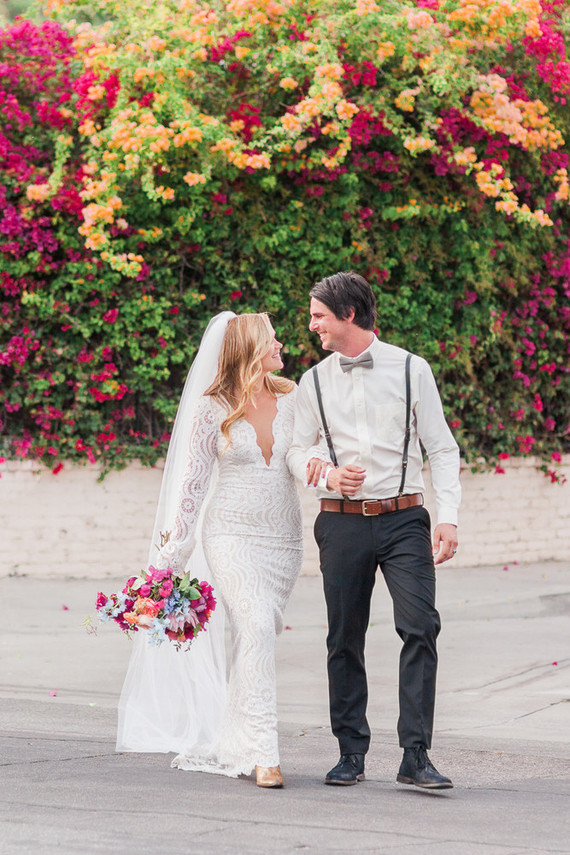 Palm Springs wedding portrait