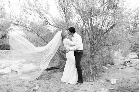 Palm Springs wedding portrait