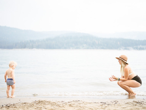 summer day at the lake