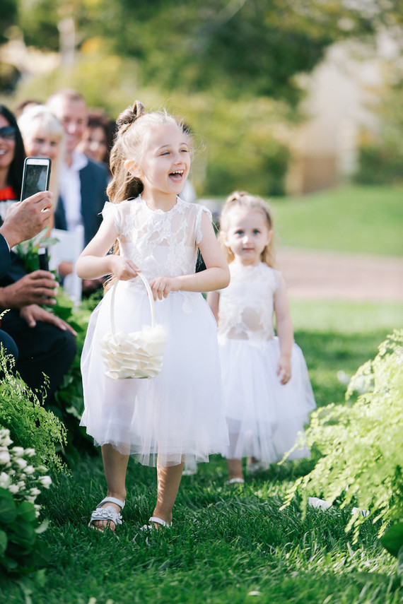 Flower girl portrait