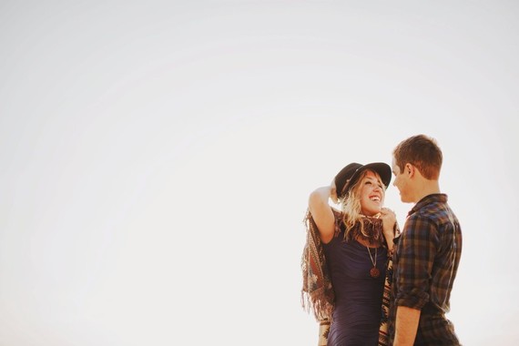 Maryland beach campground engagement portrait