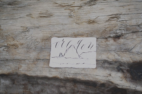 Calligraphy invitation