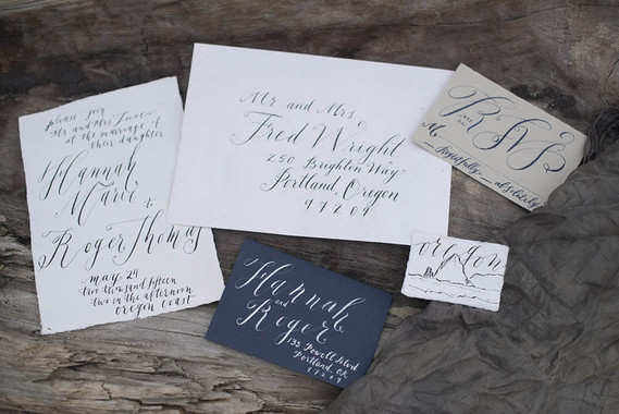 Calligraphy invitation