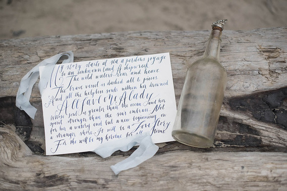 Calligraphy invitation