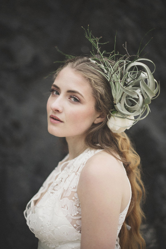 Airplant hairpiece Inspiration