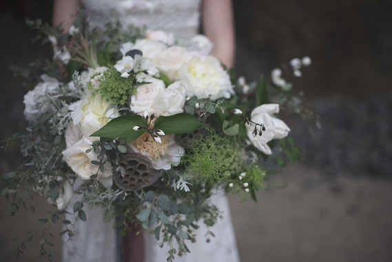 Rustic bridal bouquet