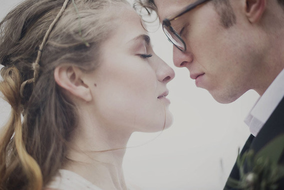 Oregon beach wedding portraits