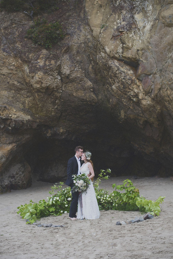 Oregon beach wedding ceremony Inspiration