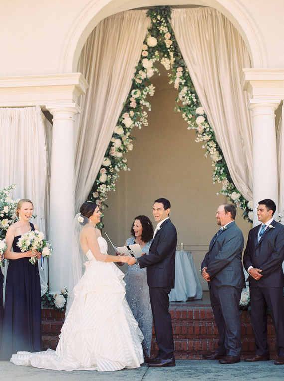 Elegant ceremony florals Inspiration