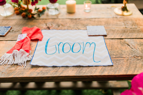 Bohemian palm springs wedding