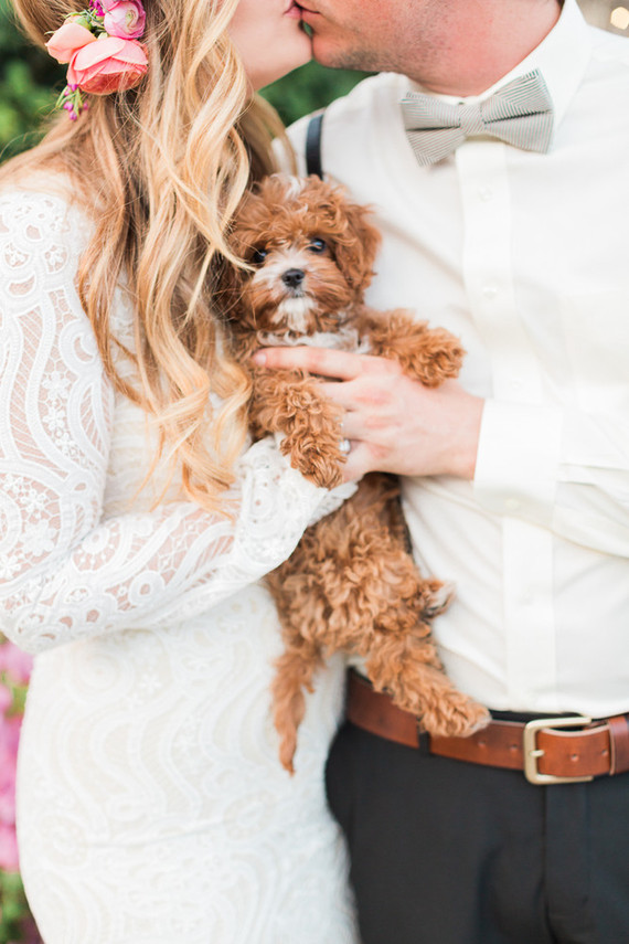 Bohemian palm springs wedding