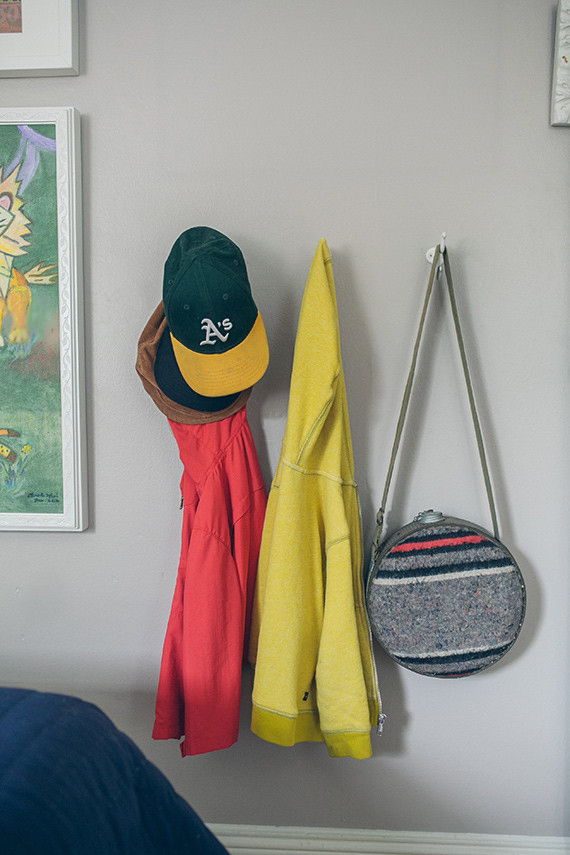 Modern woodsy boys room