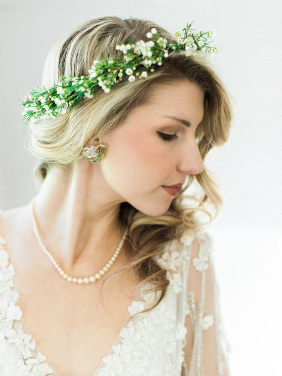 Greenery floral crown