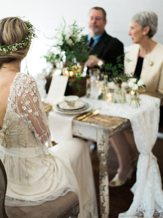 Rustic fall wedding tablescape