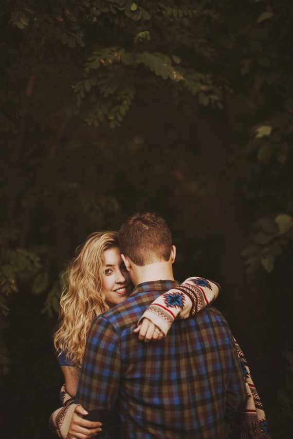 Maryland beach campground engagement portrait