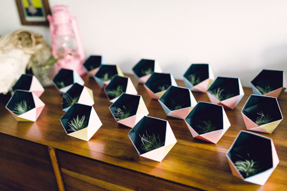 Geometric girl baby shower