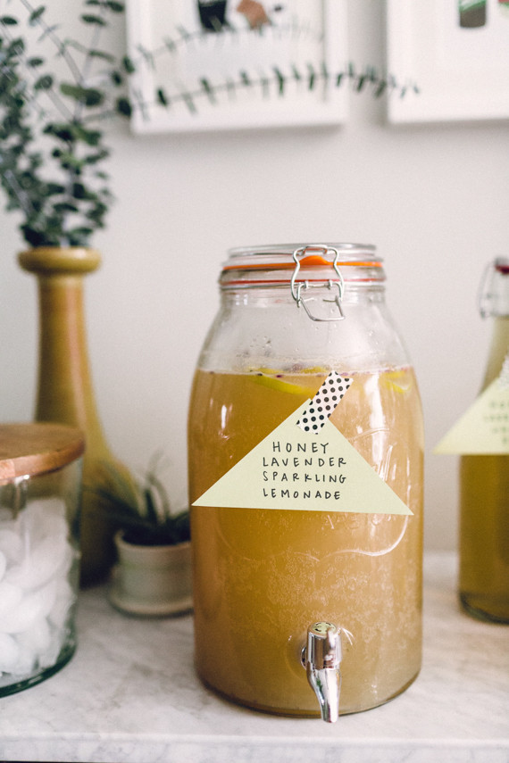 Geometric girl baby shower