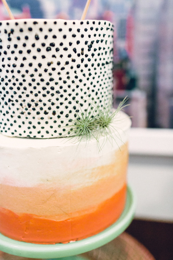 Geometric girl baby shower