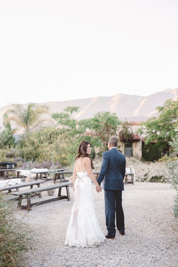 Ojai ranch wedding portrait