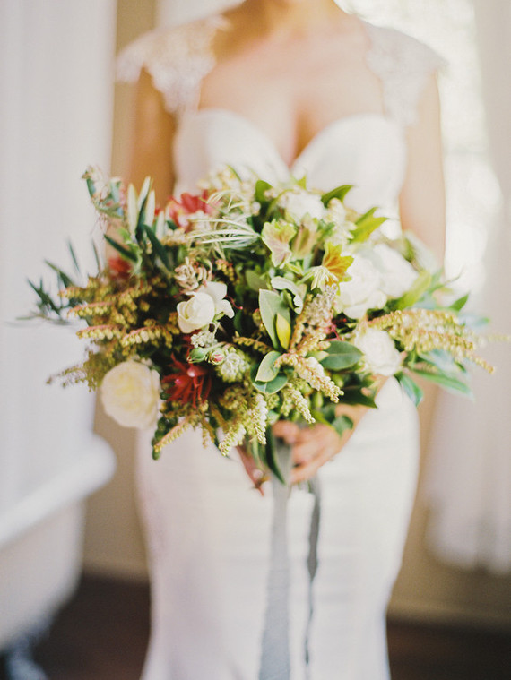 Summer wedding bouquet