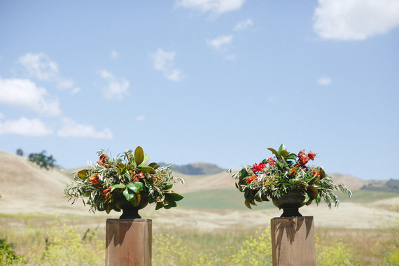 Summer wedding florals