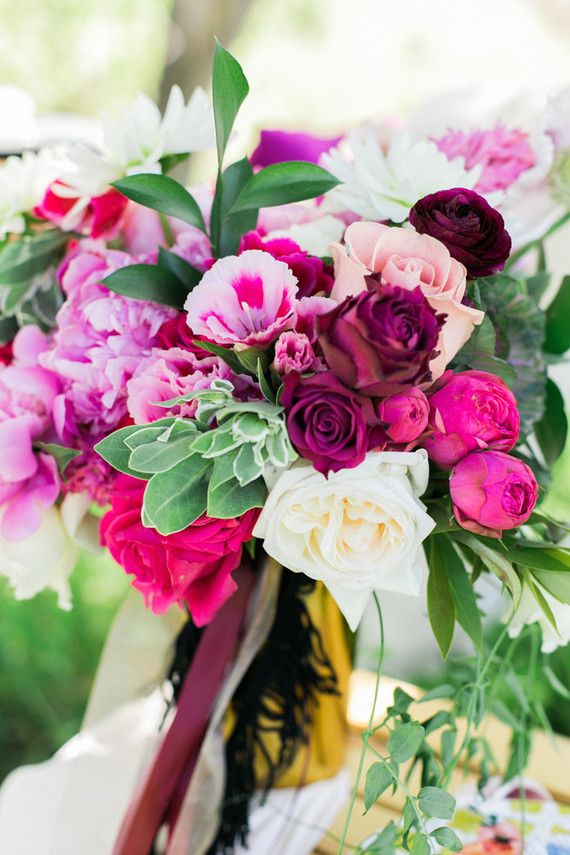 Summer wedding florals