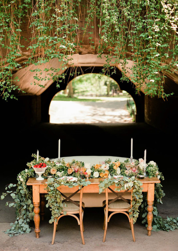 Central park wedding tablescape Inspiration