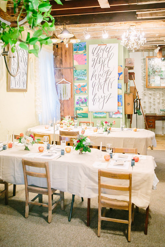 Calligraphy workshop with Parris Chic Boutique Inspiration